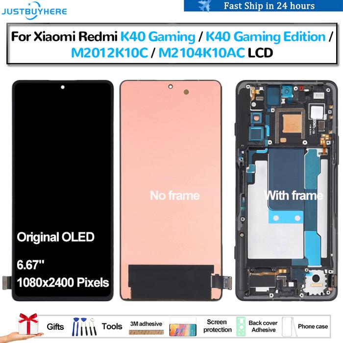 Original OLED For Xiaomi Redmi K40 Gaming Edition M2012K10C