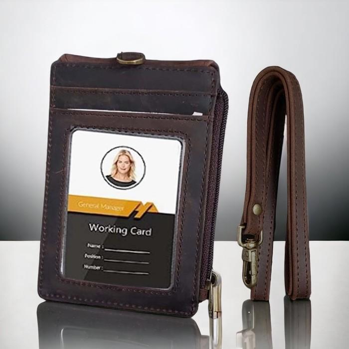 Dompet id card kulit asli crazy horse | slim wallet-ISHIYA POTALA-