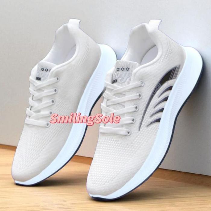 PROMO DISKON SUPER MURAH - SEPATU SNEAKERS KETS KASUAL PRIA COWOK COWO SHOES JALAN SANTAI SPORT SENA