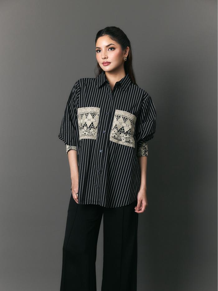 STUDIO TUI - KANNA SHIRT IN BLACK