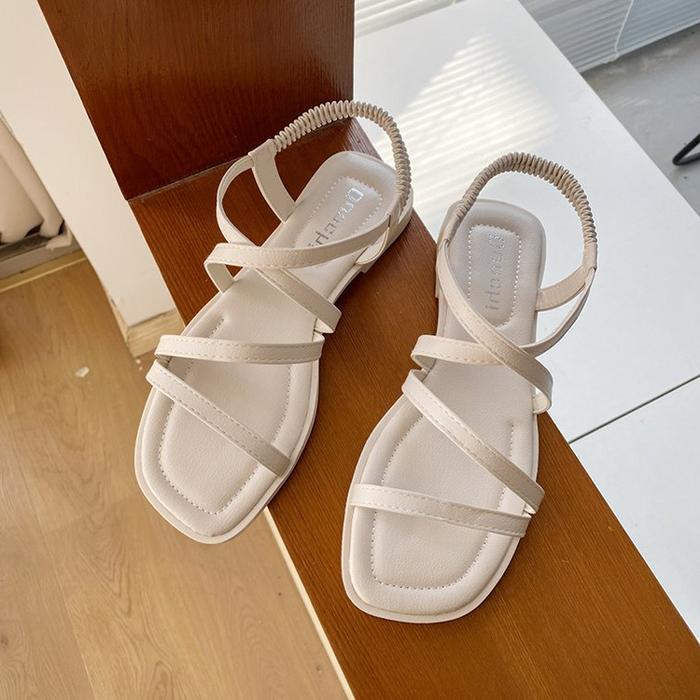NSC601 Sepatu Sandal Flat Shoes Wanita Import Sandal Tali Korea Fashion Wanita Sandal Wanita Korea S