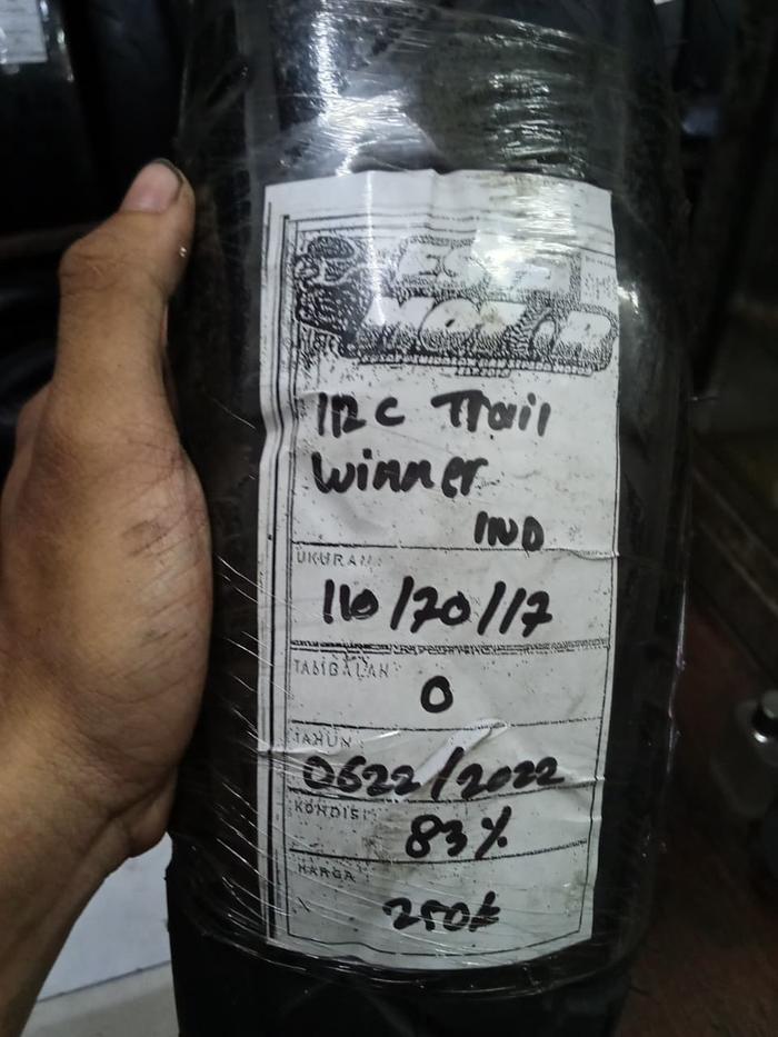 BAN COPOTAN IRC TRAIL WINNER RING 17 UKURAN 110 70 17 KODE0622