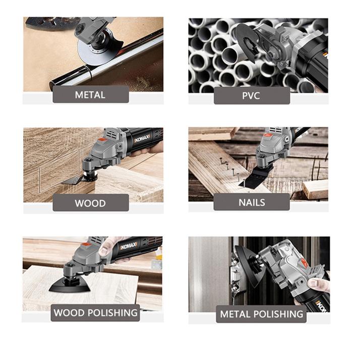 Adaptor Mesin Gerinda Oskilasi Set Multiguna Oscilating Multi Tools Oskilasi Adapter Gerinda