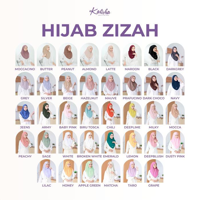Paket Super Hemat Hijab Zizah 4pcs 60K Kerudung Bergo Wanita Daily Olahraga Kalishaofficial Panjang
