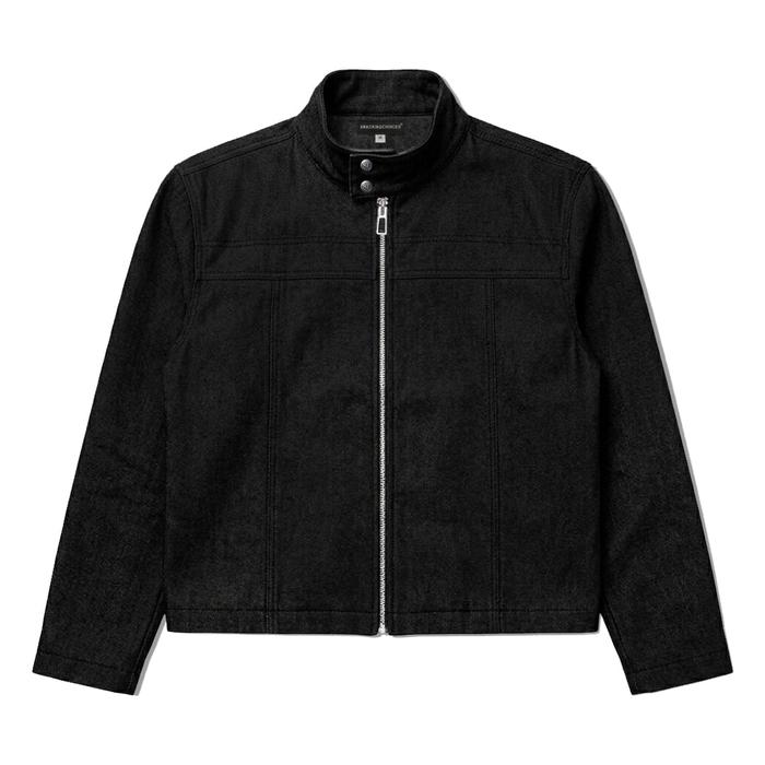 Denim Jacket | Jacket Denim | Symmoria Black | Snackingchoices |