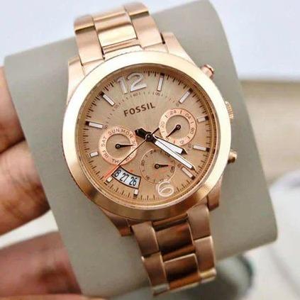 JAM TANGAN WANITA FOSSIL BOYFRIEND MULTIFUNCTION ES3885 ORIGINAL JAM CEWEK TALI RANTAI