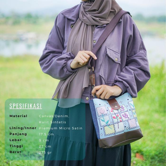 MARAWA Nara Series Tas Selempang Wanita Etnik Handmade