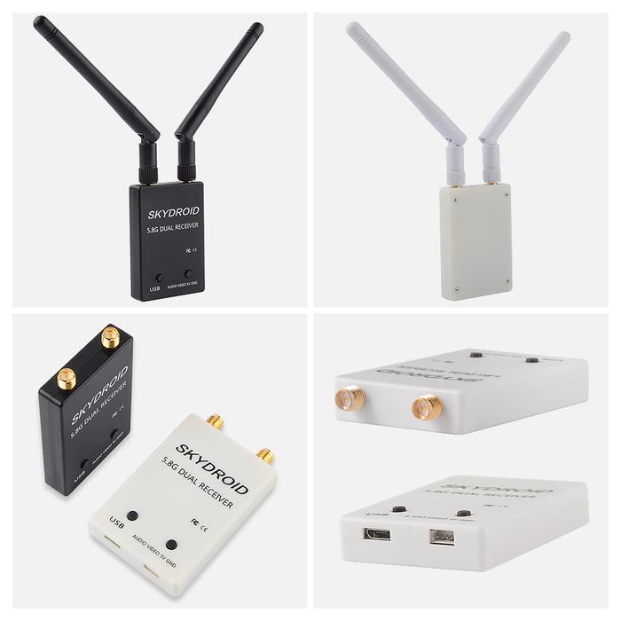 Skydroid UVC Dual Antenna Control Receiver OTG 5.8G 150CH Full