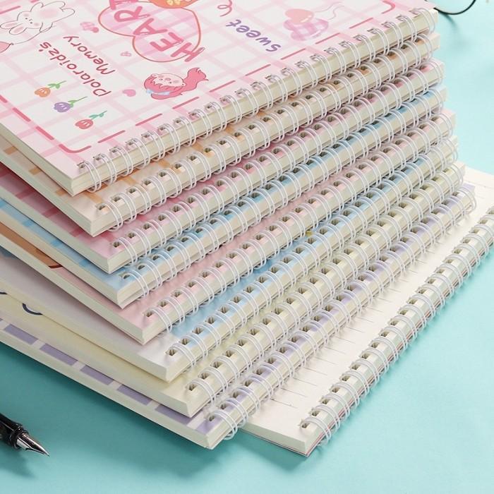 Buku Tulis A5 Spiral Note Book Aesthetic Journal Book Kawaii Cute A5 -