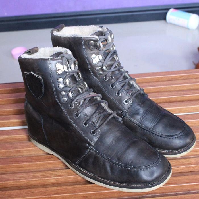 Sepatu boot high  kulit tebal kaku "PME legend" 42  insole 270. keren tebal  material berkualitas