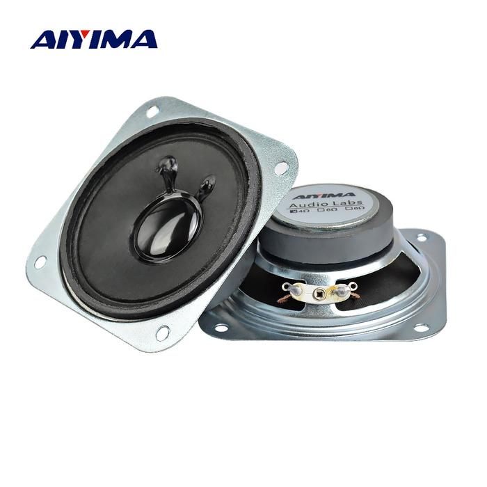 AIYIMA 2PCS 4ohm 3W Audio Speaker 2.75 inch 70mm Full Range Tweeter