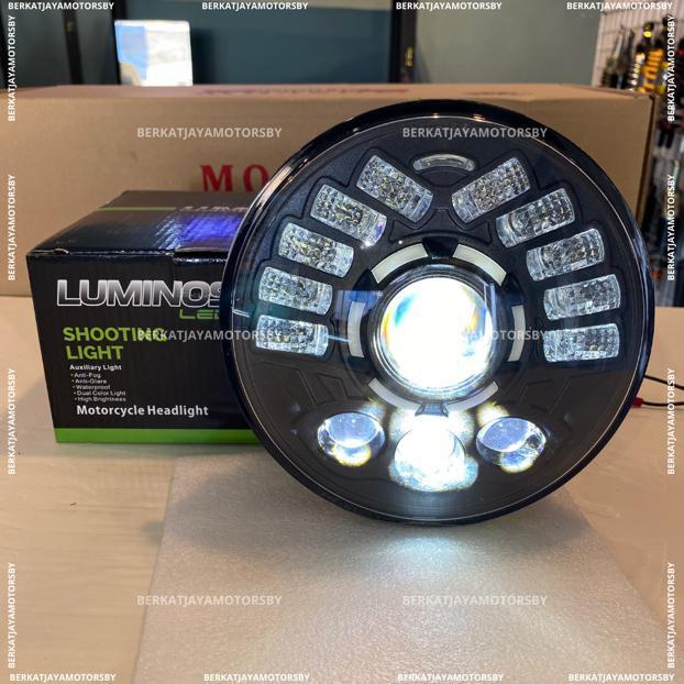 LAMPU BILED DAYMAKER 7 INCH LED LUMINOS SUDAH STANDAR LOGO DOT SAE