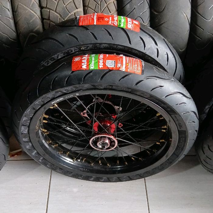 roda set sumo KLX/DT uk 250/300-17 baru