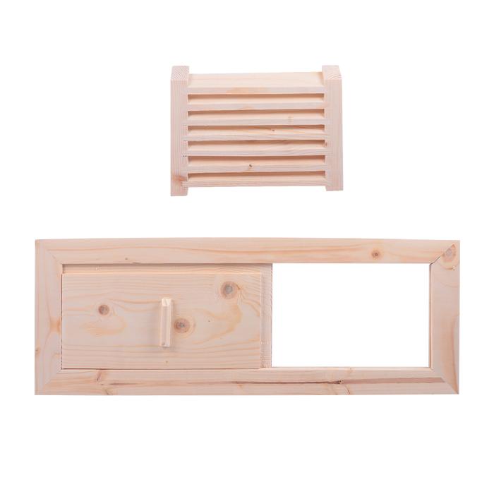 Sauna Room Air Vent Blinds Grille Ventilation Panel Sauna Room