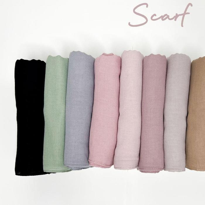 Promo Noora Wear -  Zuura Scarf segi  empat COD