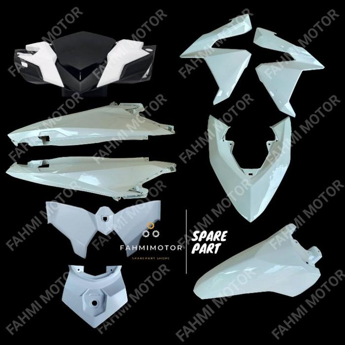 harga satuan eceran Body halus Honda Vario 125-150 LED lama old 2015-2017 Putih