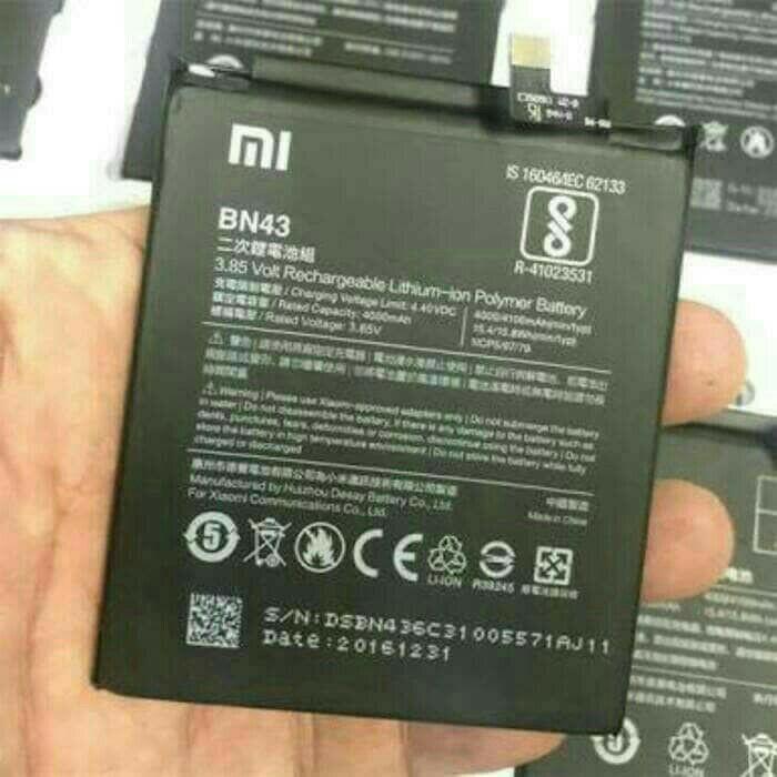 Baterai Batre Batrai Xiaomi BN43 Redmi note 4X/BN43 mi note 4X