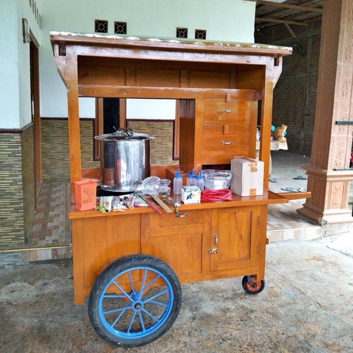 Gerobak mie ayam paket komplit peralatan