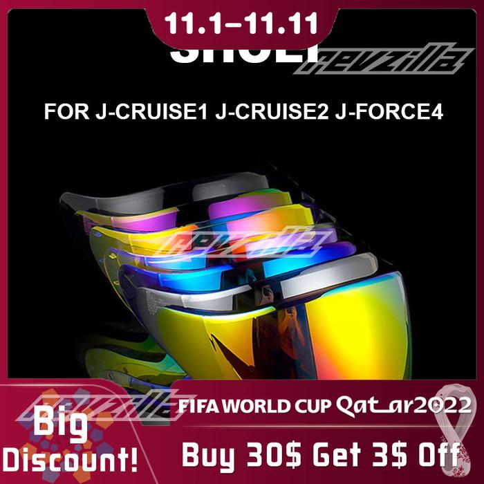 Motorcycle Helmet Visor for SHOEI J-Cruise 1 J-Cruise 2 J-Force 4