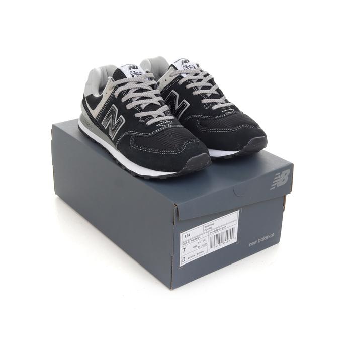 Sepatu New Balance ML574EGK Core Black Grey - NB 574