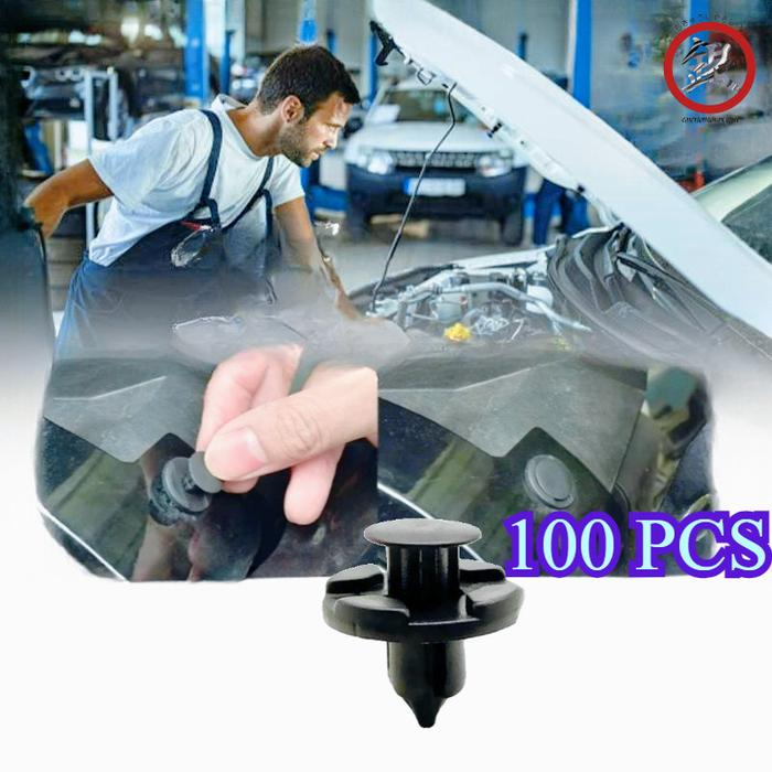 100pcs 8mm Klip Bumper Bemper Baut Rivet Mobil Klip Penahan Fender Bumper Mobil/Clip Bumper Klip