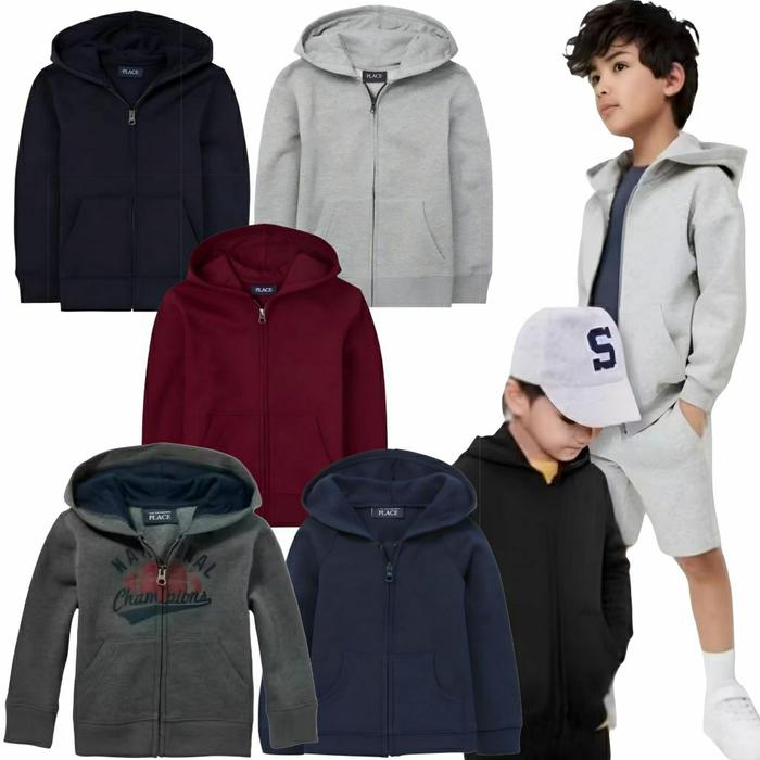 The Children's Place for Boys and Girls Hoodie Jacket /Jaket Hoodie Anak Laki-laki dan Perempuan The