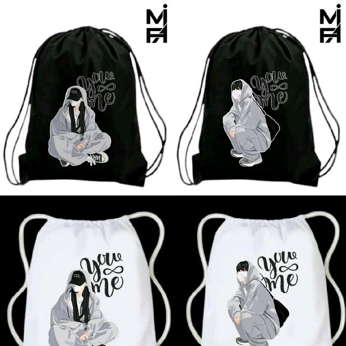 Tas Serut Temurah Couple You&Me String Bag