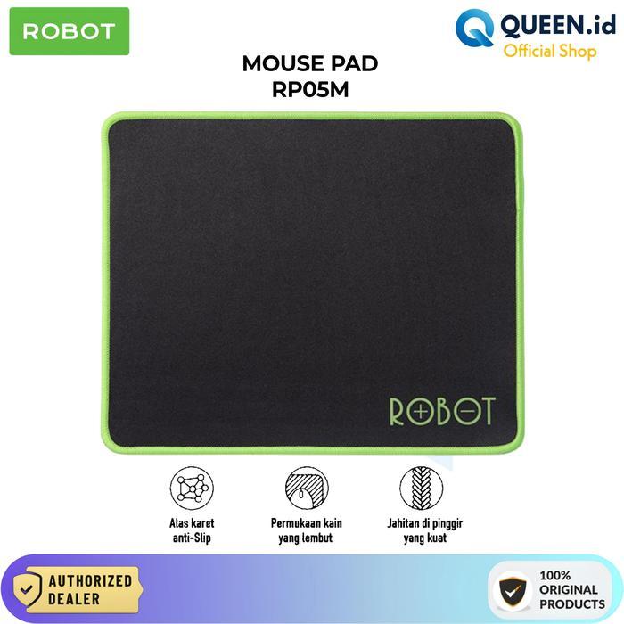 ROBOT RP05-M Mousepad Gaming - Alas Karet Anti Slip Mouse Pad 21x25 cm