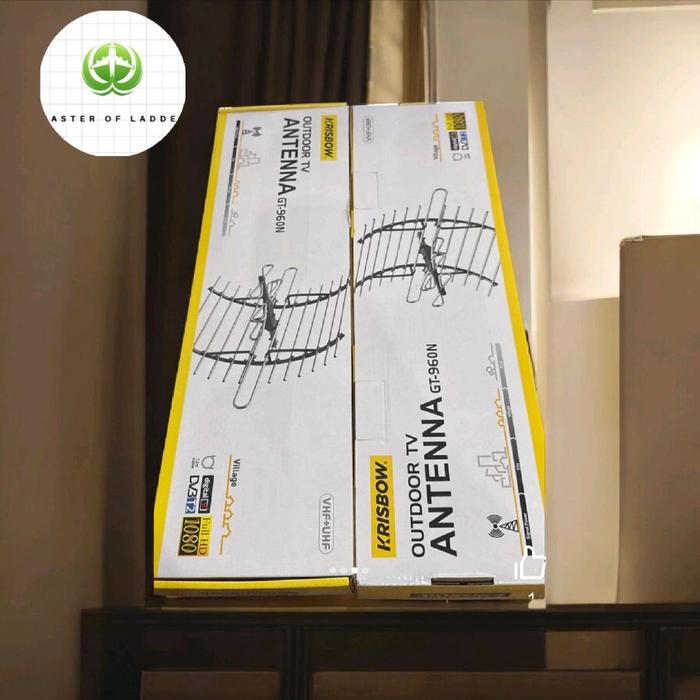 Antena TV digital Outdoor Full HD Krisbow Tahab Cuaca Sinar Uv
