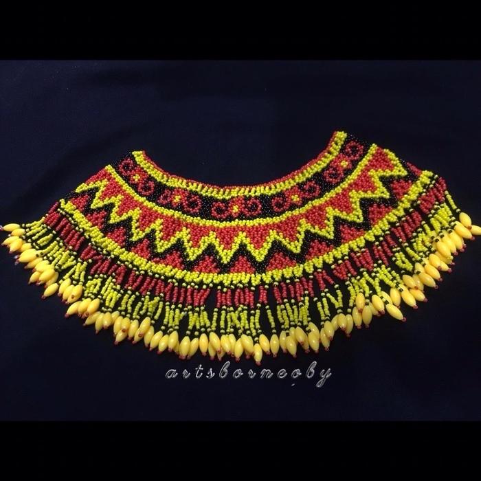 Teratai Pundak Anak Aksesoris Baju Adat Dayak Kalimantan