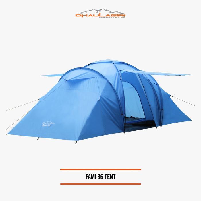 tenda dhaulagiri fami 36 camping tent kap 6 orang wateroof *