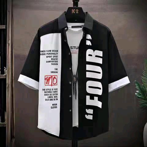 DS/KEMEJA PENDEK FOUR (M-L)