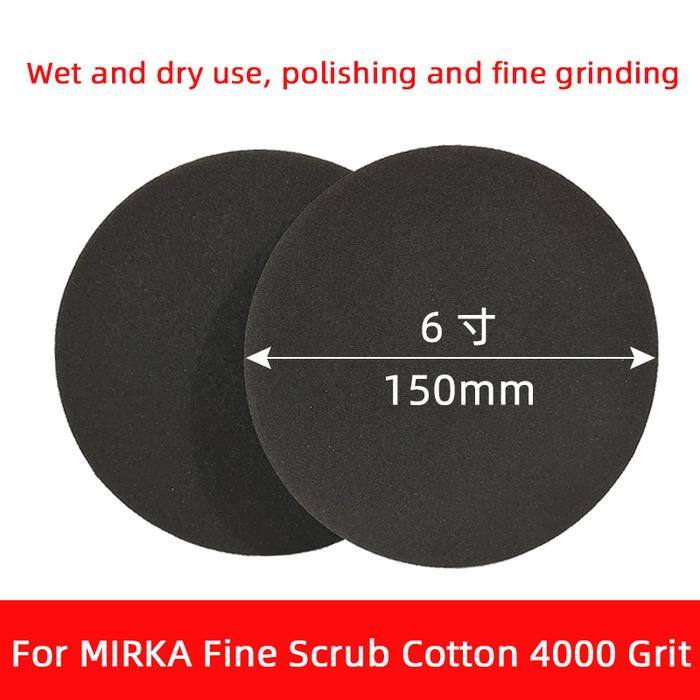 Cocok untuk MIRKA 6 Inci 150Mm Spons Amplas Furnitur Mobil Kapal Cat