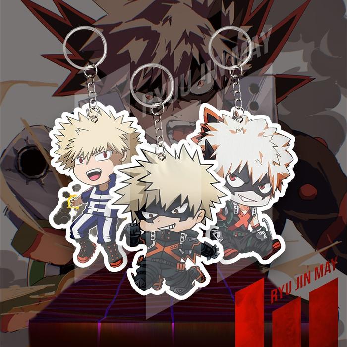 Gantungan Kunci / Keychain / Gantungan HP - BNHA - Katsuki Bakugo