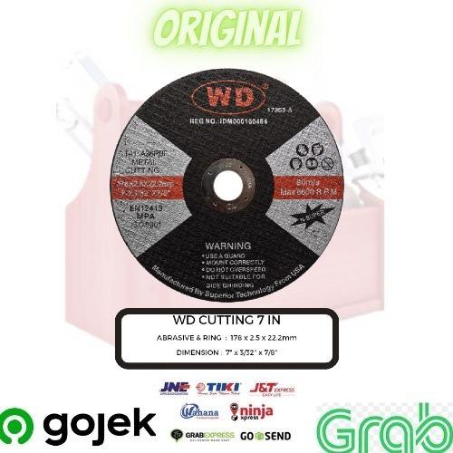 WD Cutting Wheel 7 Inch / WD Batu Potong besi 7 x 2.5 MM