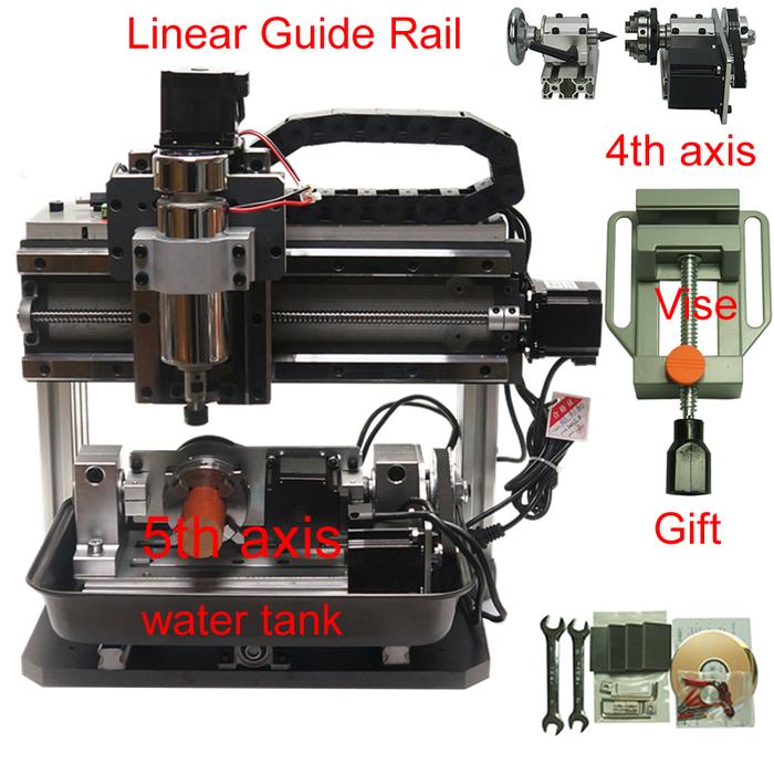 Mini CNC Router 3020 DIY Metal Engraving Wood Router 4 Axis 5 Axis