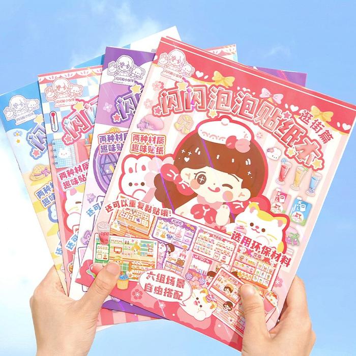 busy book /Quiet Book /DIY Buku Mainan/Mainan Edukasi Book/Magnetic Sticker Book