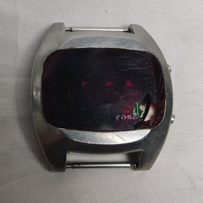 Jam tangan Fossil Original - LED Retro JR8852 - KEPALA JAM SAJA - RUSAK MINUS - SPAREPARTS KANIBAL -