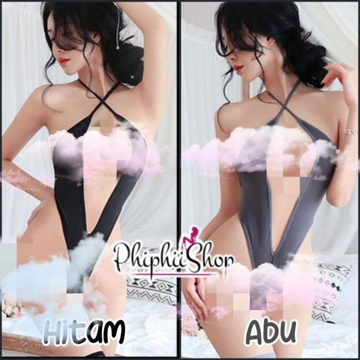 [Pakaian Dalam] Leotard Teddy V Shape Bodysuit Bahan Premium Ukuran XL
