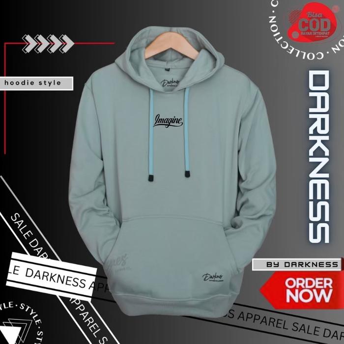 hudie pria wanita brand lokal kota bandung size m l xl xxl jumbo warna hijau mint list imagine lenga