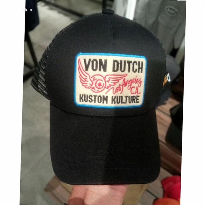 TOPI VON DUTCH ORIGINAL - TRUCKER - BLACK | Hot Item