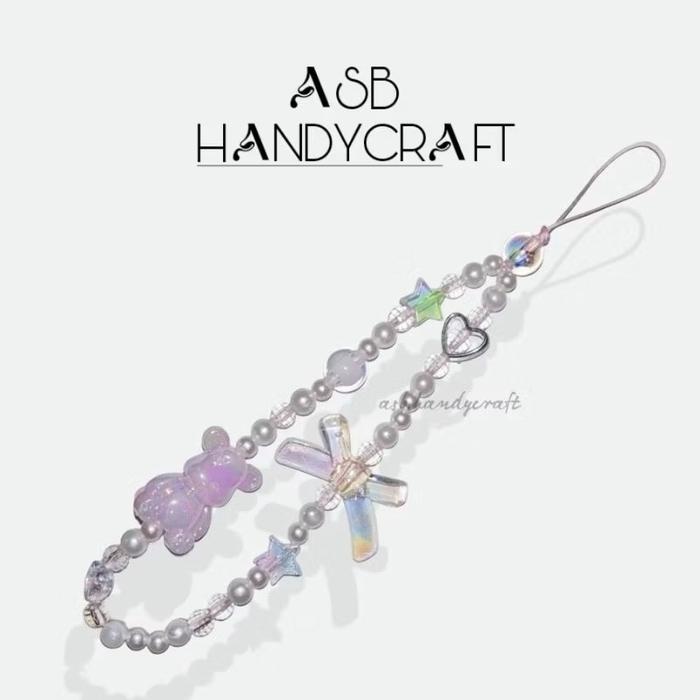 ￼[141] ASB - Strap Phone Clear | Gantungan  Kunci | Strap Phone | Korean Style