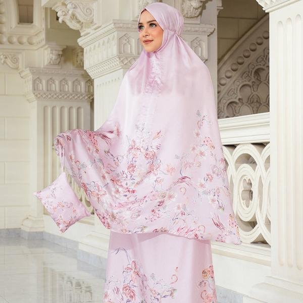 Ready Mukena Buttonscarves Farra Prayer Robe - Sweetpea Ready Ya Kak