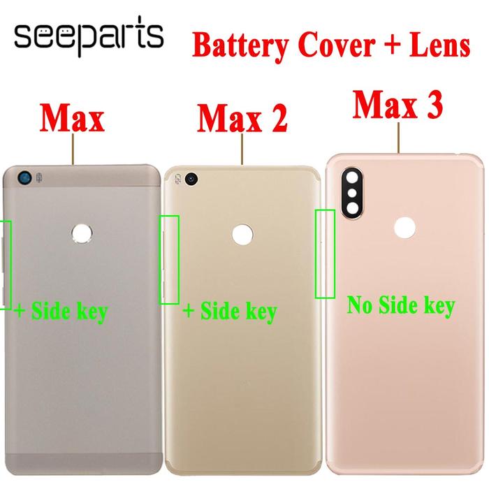 6.9" For Xiaomi Mi MAX 3 Battery Cover Door Housing Back Housing Case