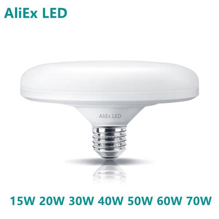 E27 LED Bulb 220V UFO Lamp E27 LED Lamps Cold White 15W 20W 40W 50W