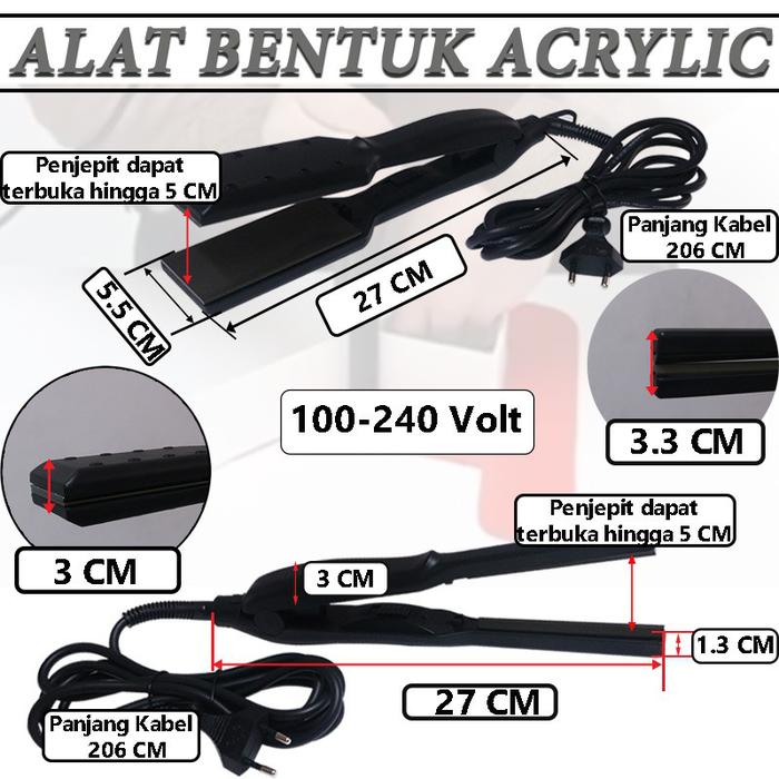 2pcs/Set Alat Tekuk Akrilik Akrilik Bender Catok Akrilik Penekuk Akrilik Bending Tool