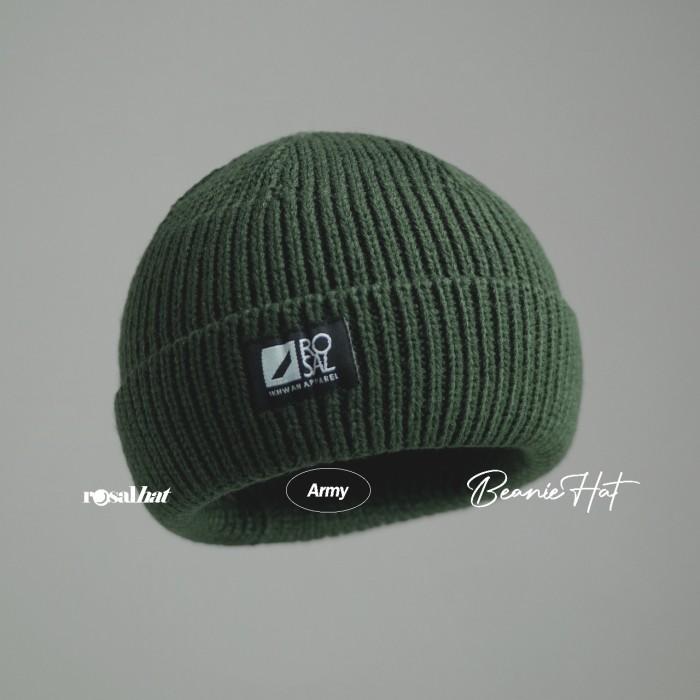 Beanie Hat ROSAL - Peci Kupluk s Topi Beanie Rosalhat Pria Muslim -GSt