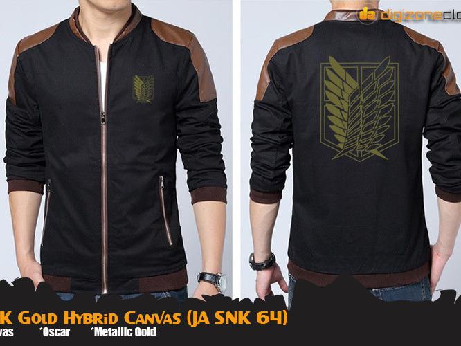 Jaket Anime Attack on Titan Hybrid Gold Canvas JA SNK 64