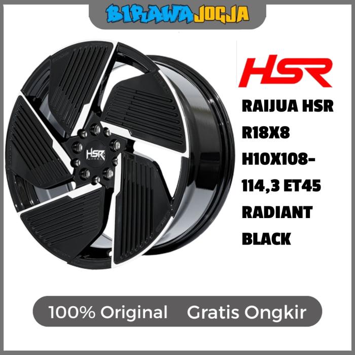 VELG HSR RAIJUA RING 18 PCD 5X108 5X114 BISA UNTUK JAECOO J5 OMODA E5 CHERY J6 CRV TURBO