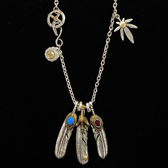 Kenshin - Kalung Feather Goros Anti Karat Unisex